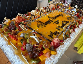 Ovo & Latte's Fresh Fruit Cake
